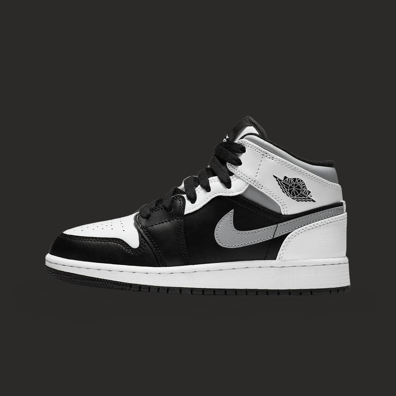 Air Jordan 1 Mid GS 'White Shadow'