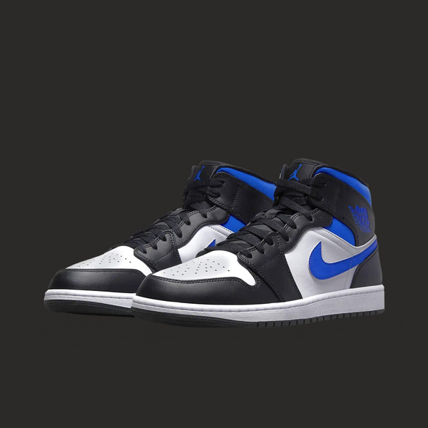 Air Jordan 1 Mid 'White Royal/Racer Blue'