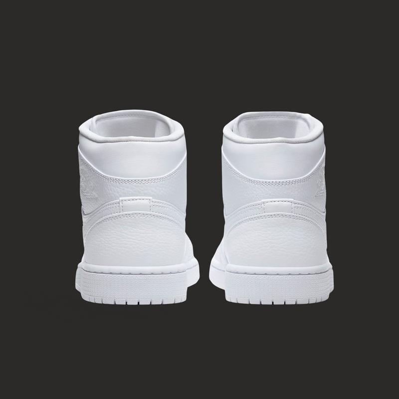 Air Jordan 1 Mid GS 'Triple White'