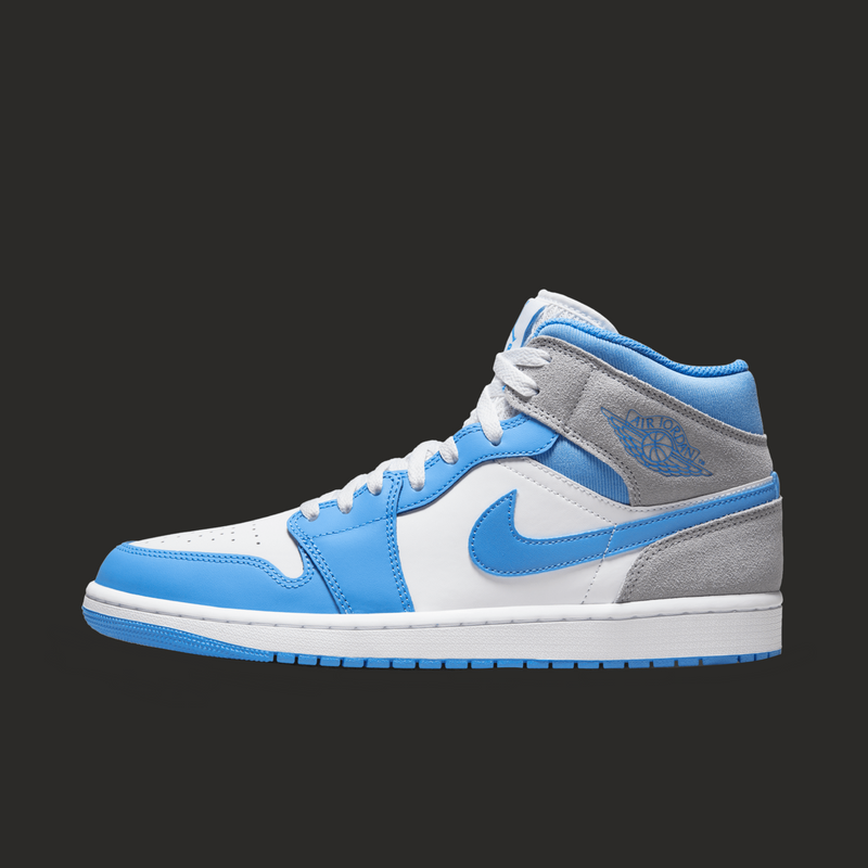 Air Jordan 1 Mid 'University Blue Grey'