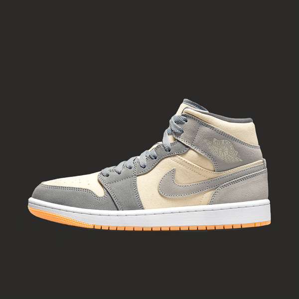 Air Jordan 1 Mid Coconut Milk Particle Grey