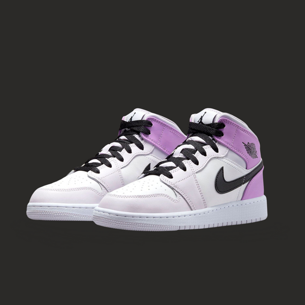 Air Jordan 1 Mid GS 'Barely Grape'