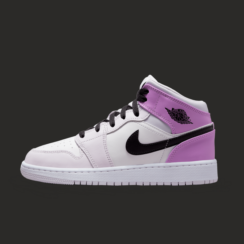 Air Jordan 1 Mid GS 'Barely Grape'