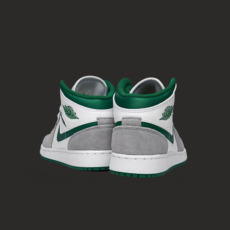 Air Jordan 1 Mid GS 'Green Grey'