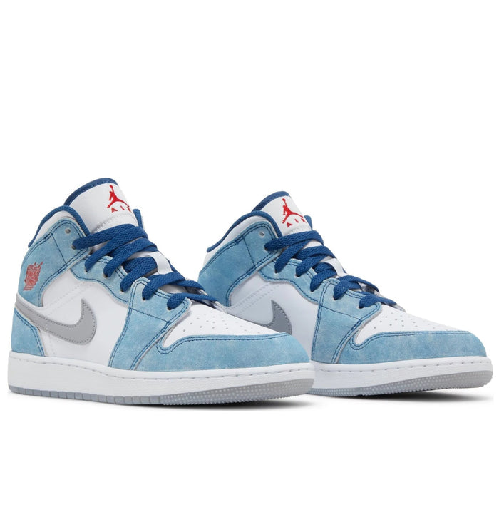 Air Jordan 1 Mid 'French Blue' - GS