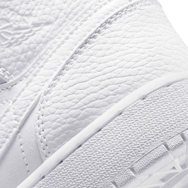 Air Jordan 1 Mid GS 'Triple White' - Sneaker Score