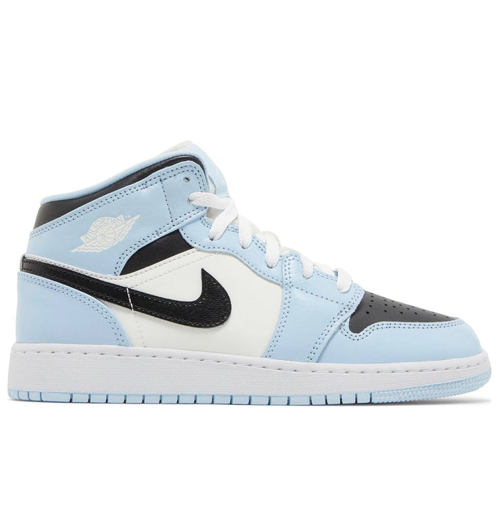 Air Jordan 1 Mid 'Ice Blue' - GS