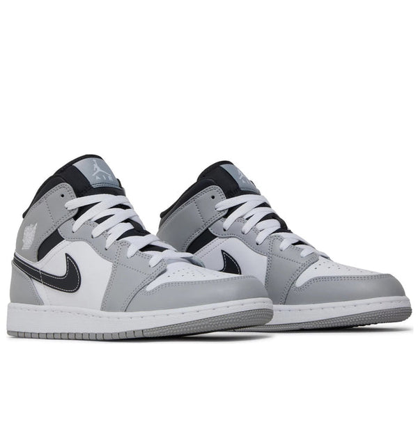 Air Jordan 1 Mid 'Light Smoke Grey Anthracite' - GS